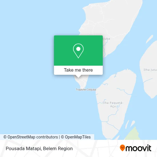 Pousada Matapi map