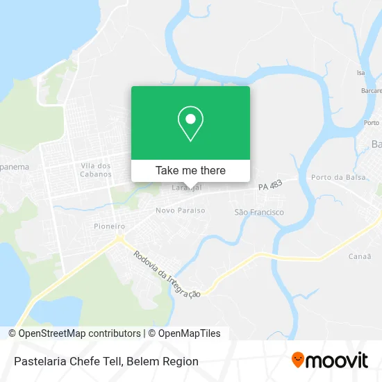 Pastelaria Chefe Tell map