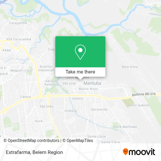 Extrafarma map