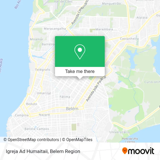 Igreja Ad Humaitaii map