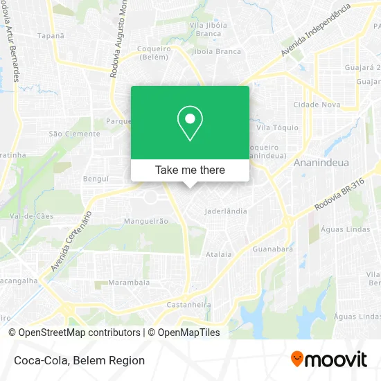 Coca-Cola map