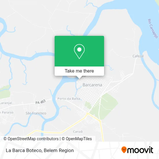 La Barca Boteco map