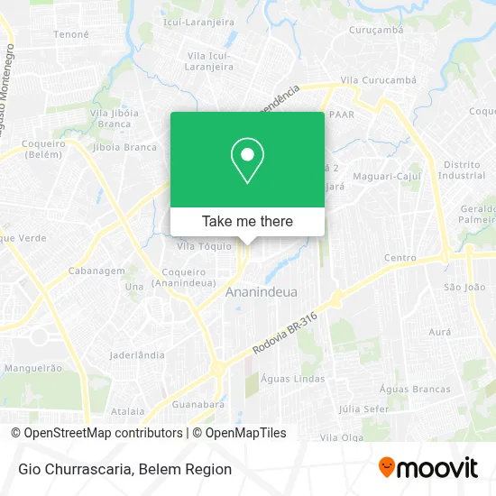 Gio Churrascaria map