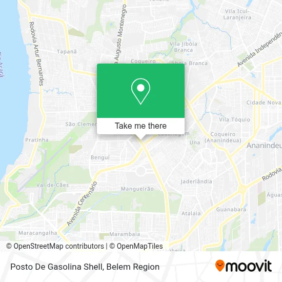 Posto De Gasolina Shell map