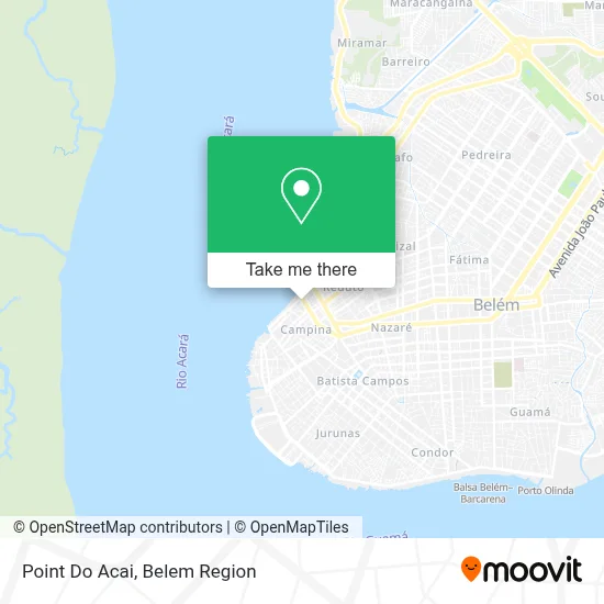 Point Do Acai map
