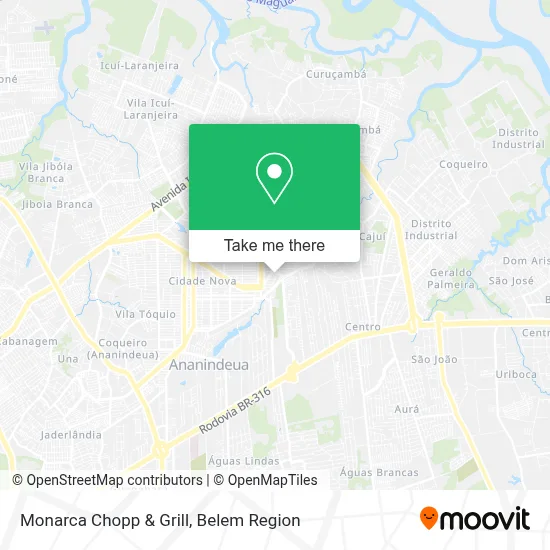 Monarca Chopp & Grill map