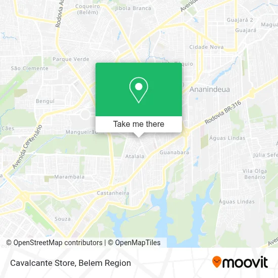 Cavalcante Store map