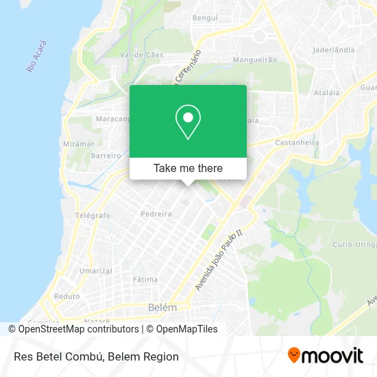Res Betel Combú map