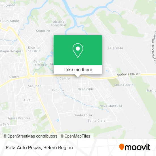 Rota Auto Peças map