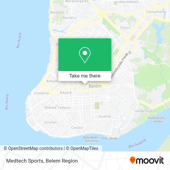 Medtech Sports map