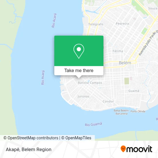 Akapê map