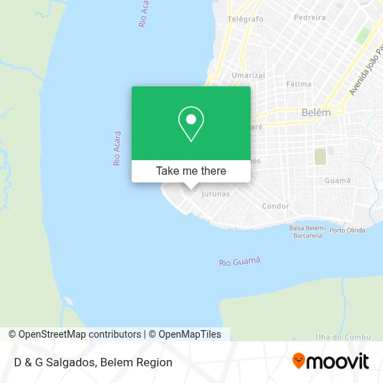 D & G Salgados map