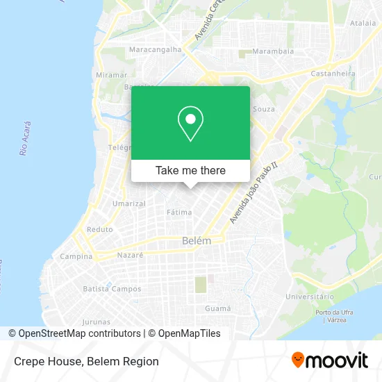 Crepe House map