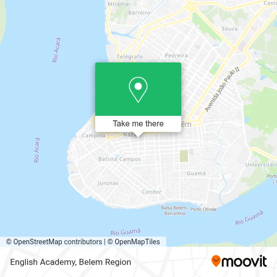 English Academy map