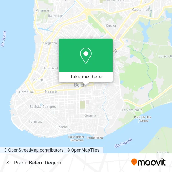Sr. Pizza map