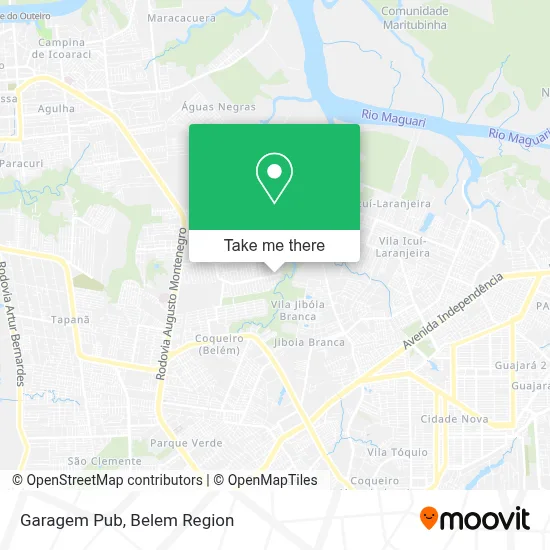 Garagem Pub map