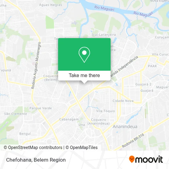 Chefohana map