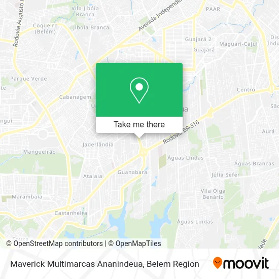 Maverick Multimarcas Ananindeua map