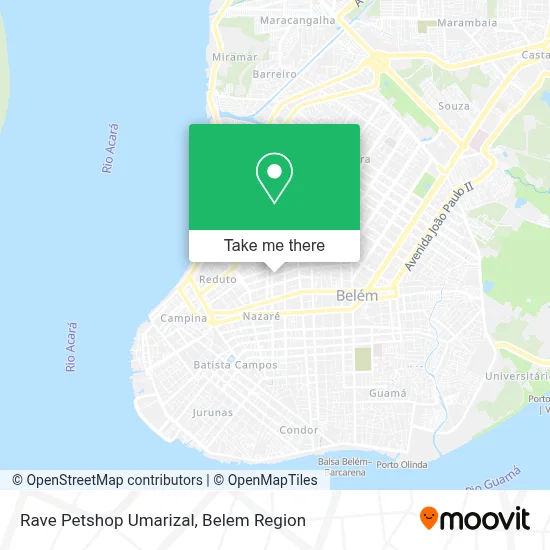 Rave Petshop Umarizal map