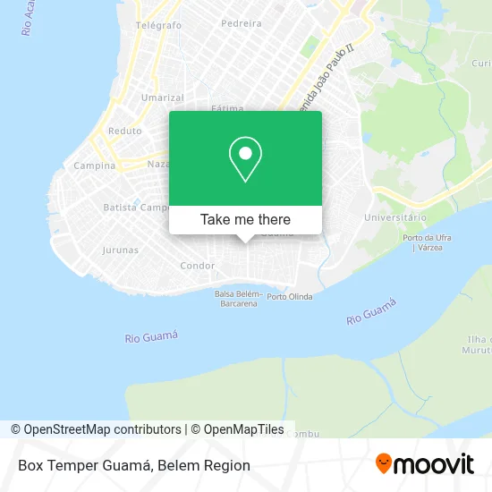 Box Temper Guamá map