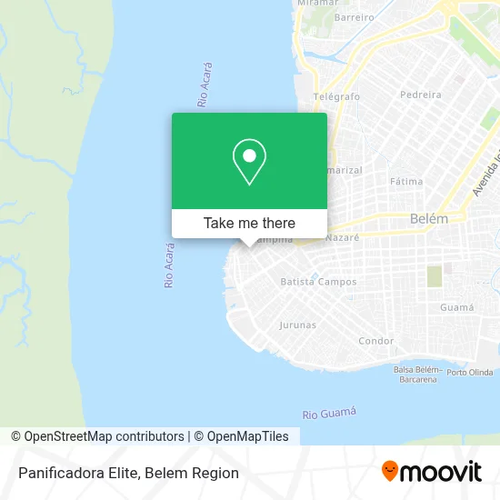 Panificadora Elite map