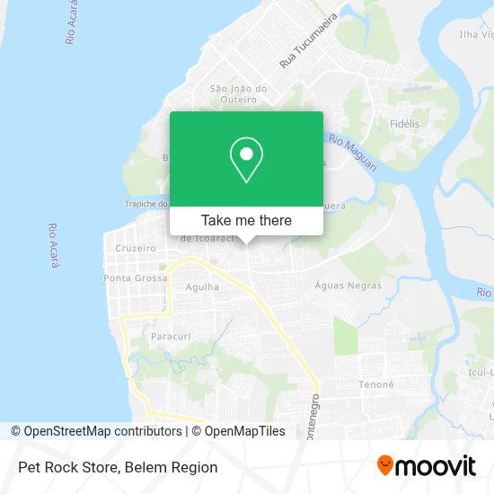 Pet Rock Store map