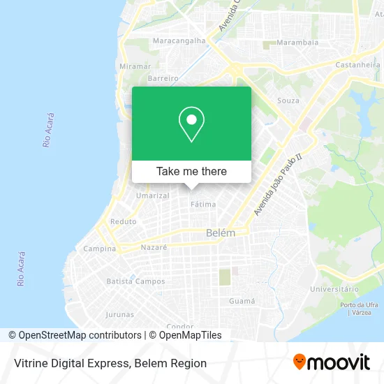 Vitrine Digital Express map
