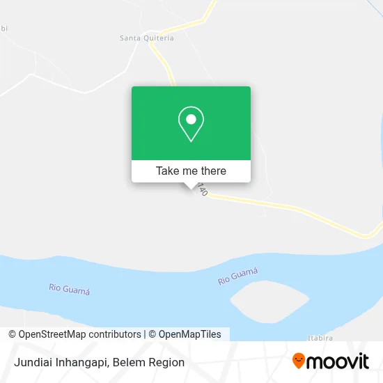 Jundiai Inhangapi map