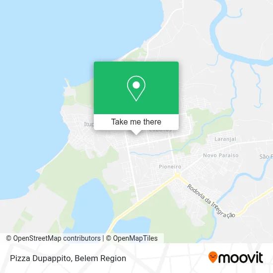 Pizza Dupappito map