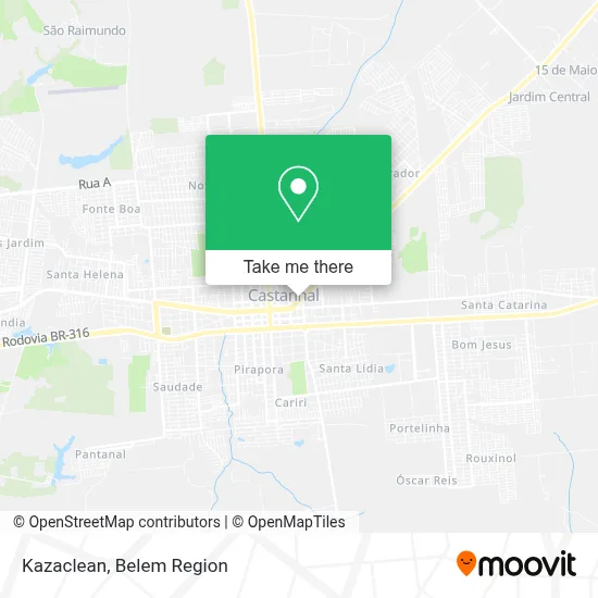 Kazaclean map