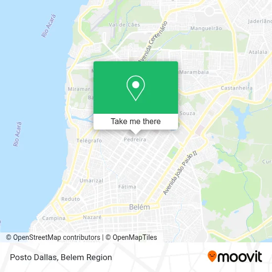 Posto Dallas map