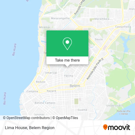 Casa Lima map