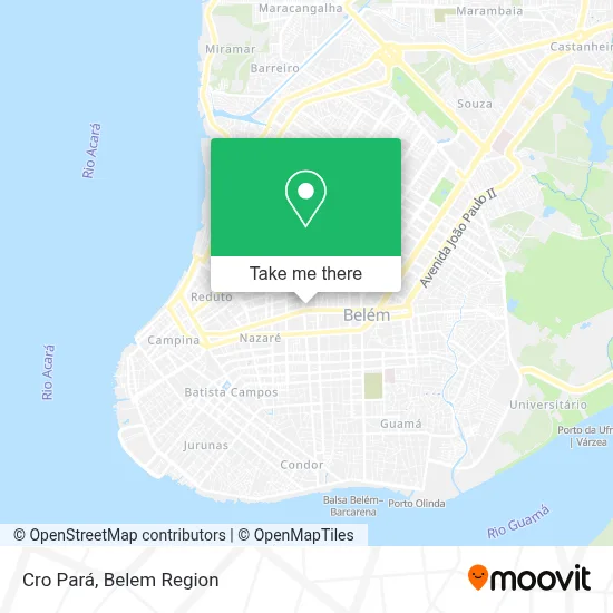 Cro Pará map