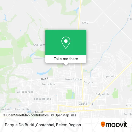 Parque Do Buriti ,Castanhal map