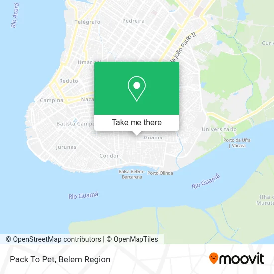Pack To Pet map