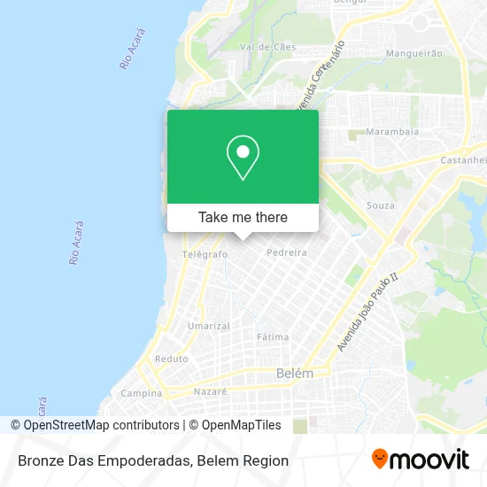Bronze Das Empoderadas map