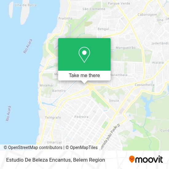 Estudio De Beleza Encantus map