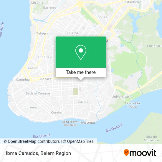 Ibma Canudos map
