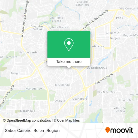 Sabor Caseiro map
