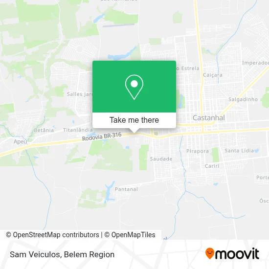 Sam Veiculos map