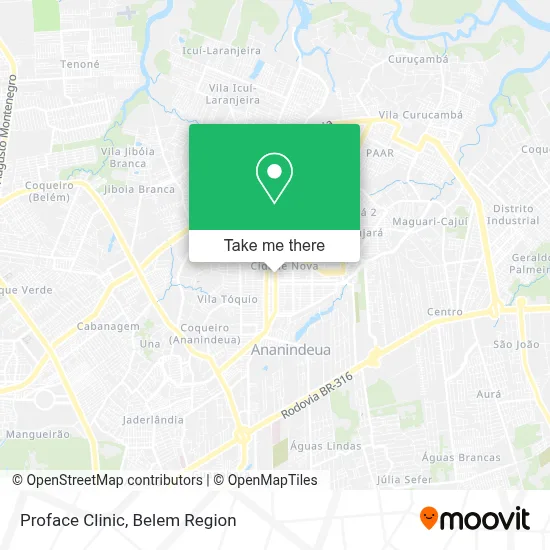 Proface Clinic map