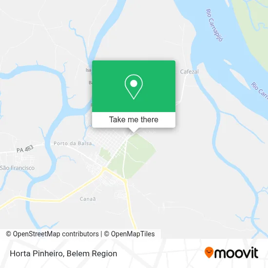 Horta Pinheiro map