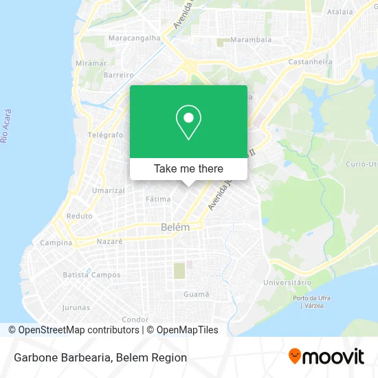Garbone Barbearia map