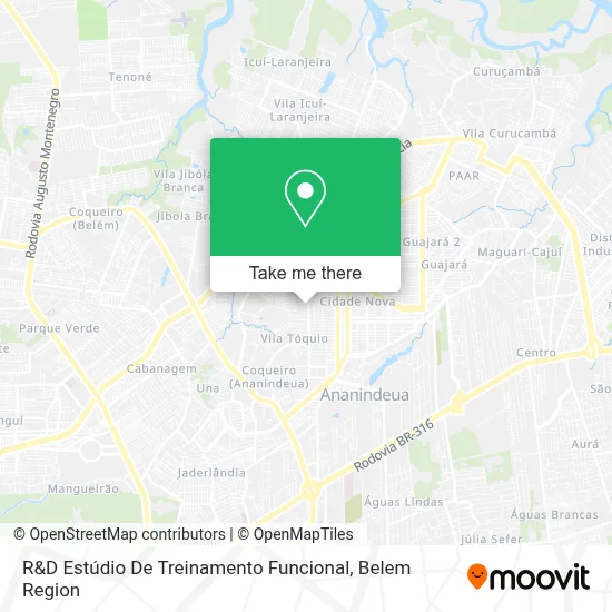 R&D Estúdio De Treinamento Funcional map