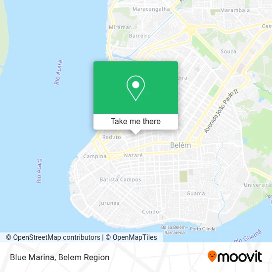 Blue Marina map