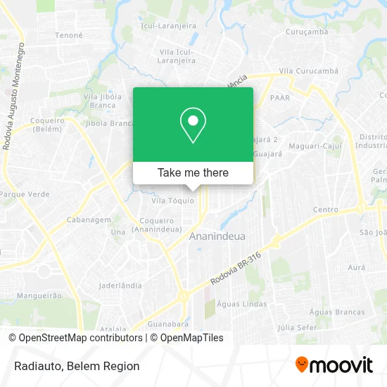 Radiauto map