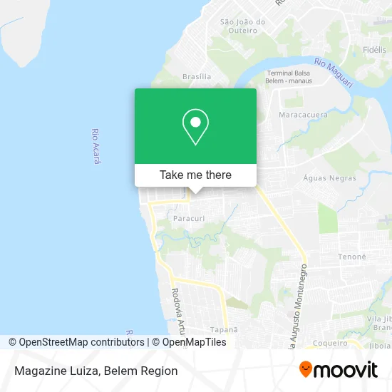 Magazine Luiza map