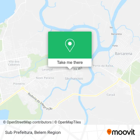 Sub Prefeitura map