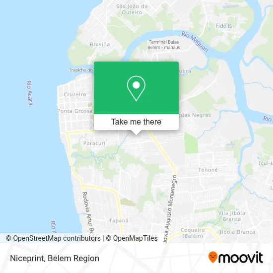 Niceprint map