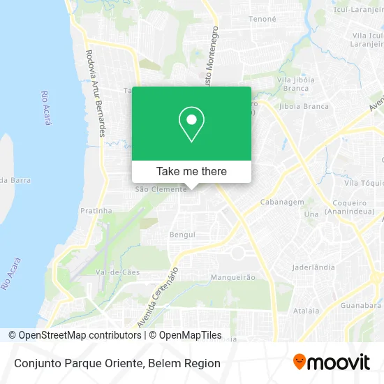 Conjunto Parque Oriente map